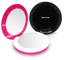 Espelho de Bolso Duplo com Luz Led X10