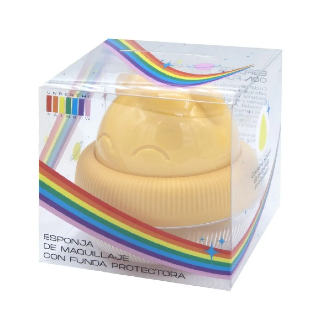 Esponja de Maquilhagem com Capa Protetora
