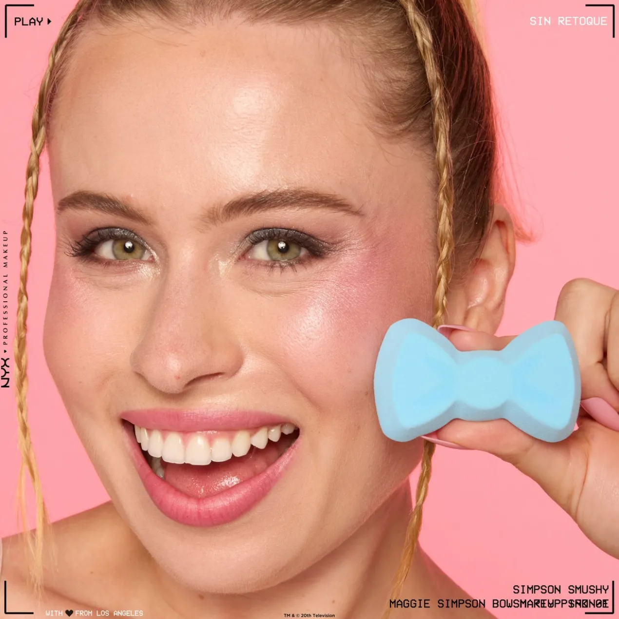 Esponja De Maquilhagem Maggie Simpson Bow Ultra Suave