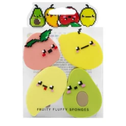 Esponjas de maquilhagem frutas