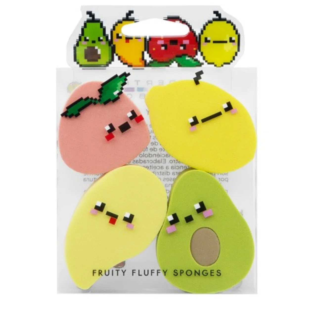Esponjas de maquilhagem frutas