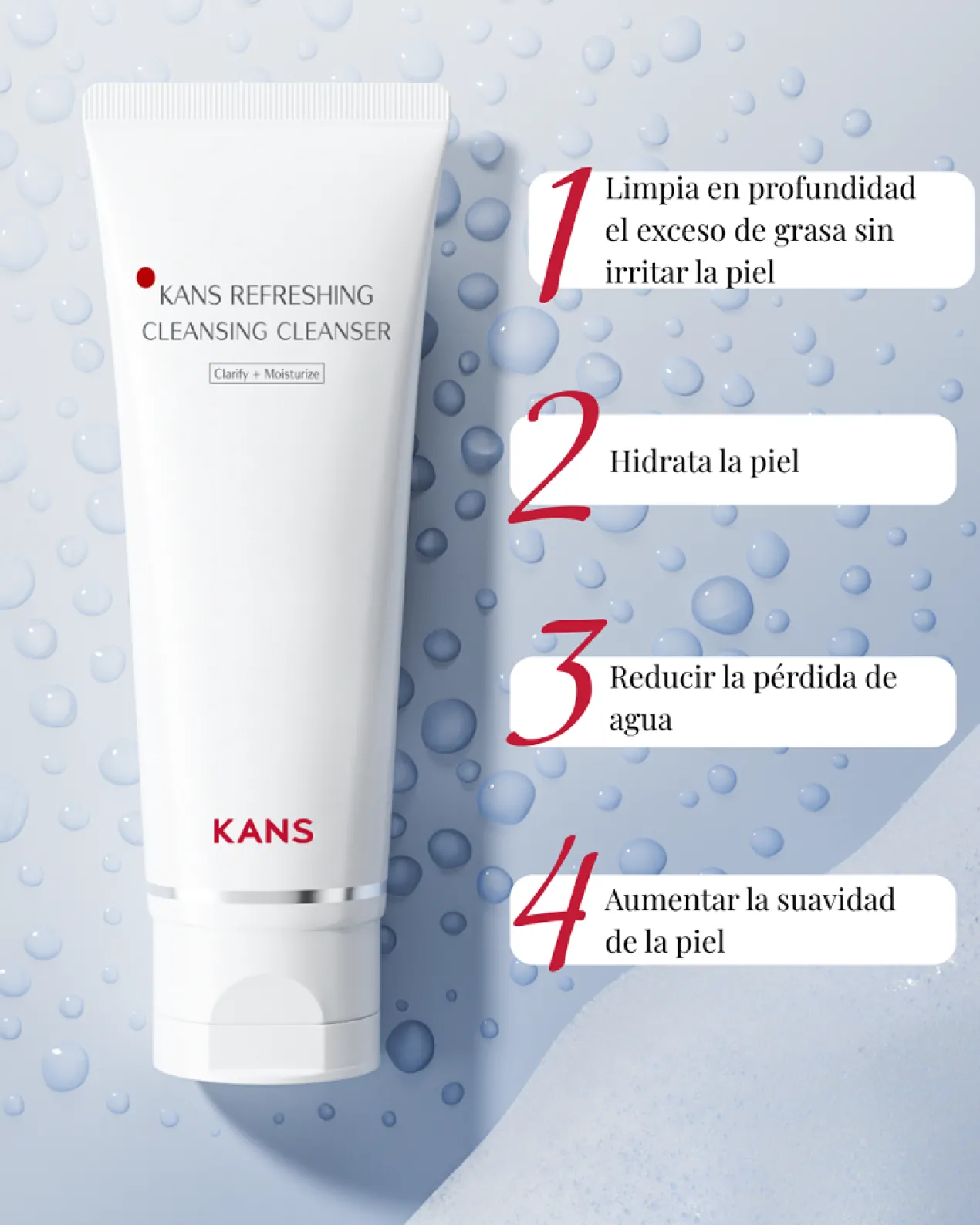 Espuma de Limpeza Refrescante
