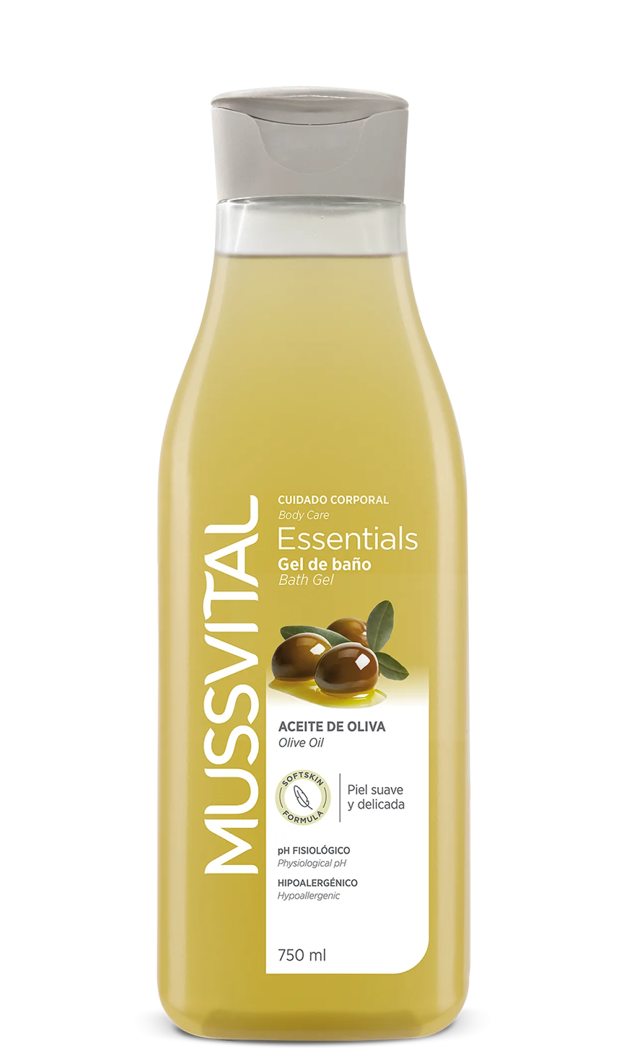 Essentials Gel de Banho com Óleo de Azeite