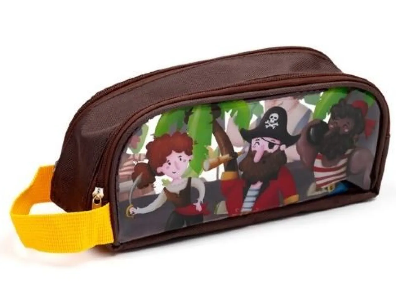 Estojo Adoramals Transparente Piratas Jolly