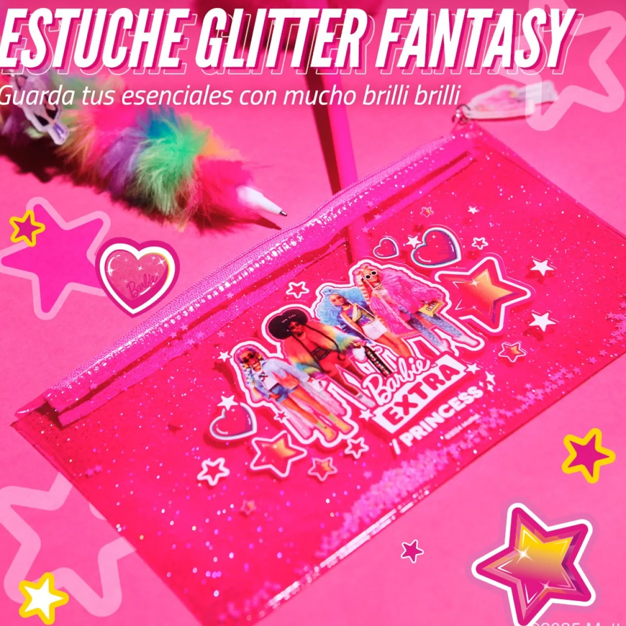 Estojo Barbie Glitter Fantasy