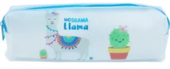 Estojo Escolar Semitransparente Morangos