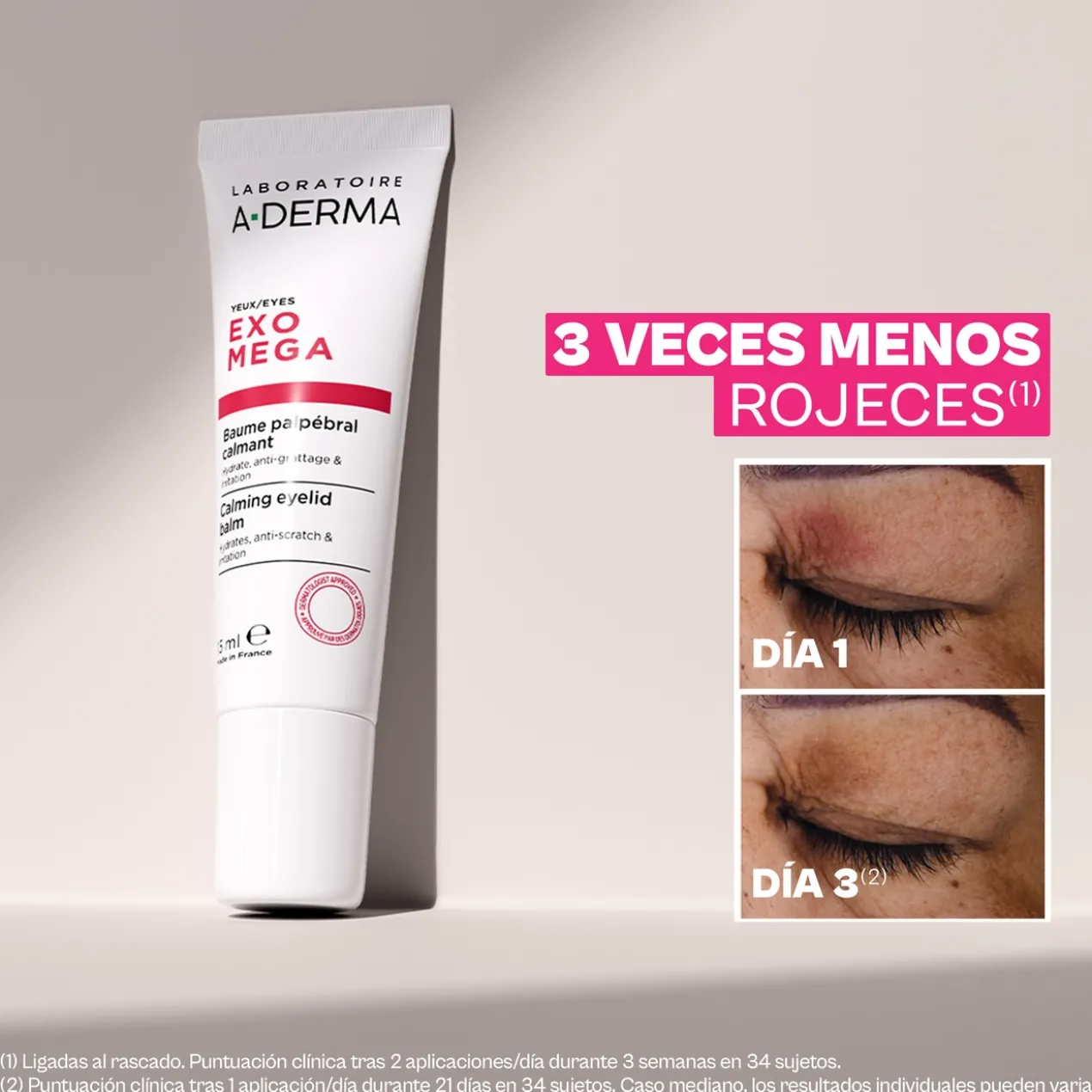 Exomega Bálsamo calmante para pálpebras