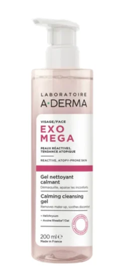Exomega Gel de Limpeza Calmante