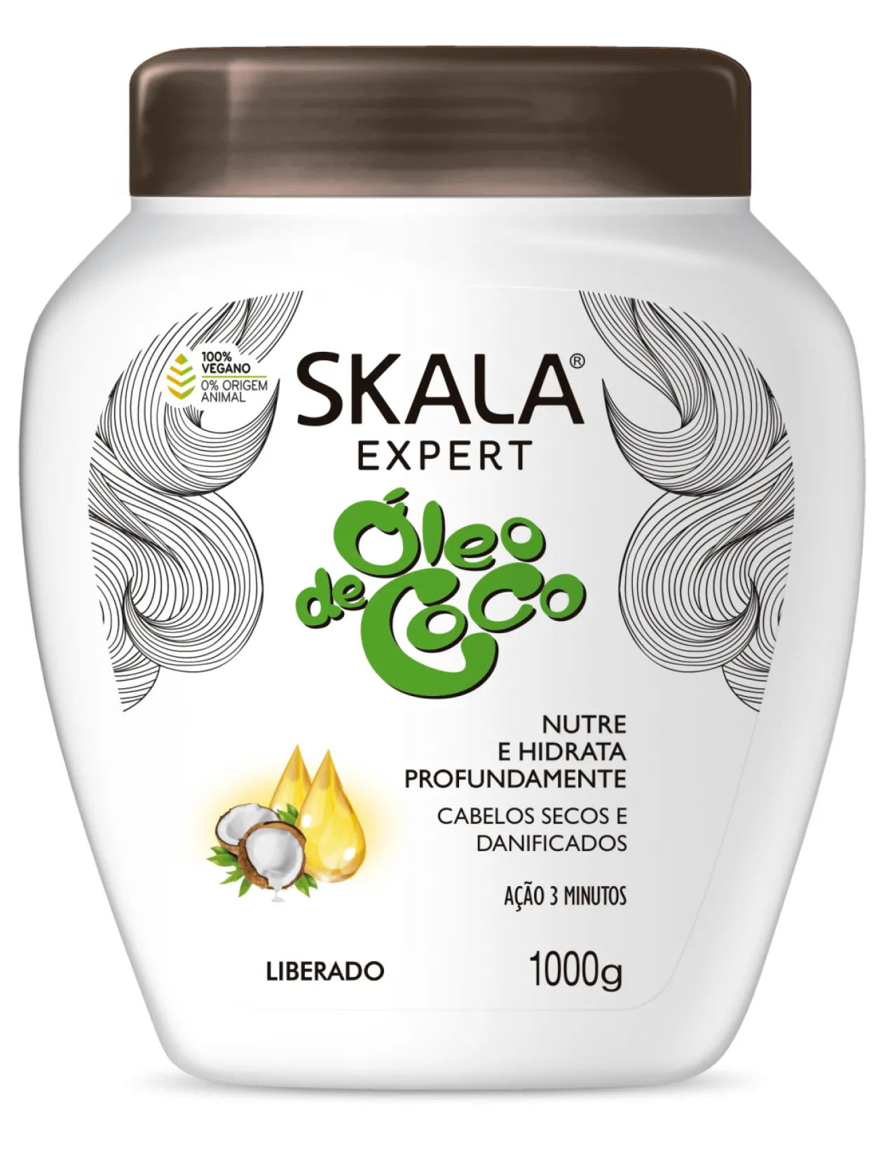 Expert Óleo de Coco Creme de Tratamento 2 em 1