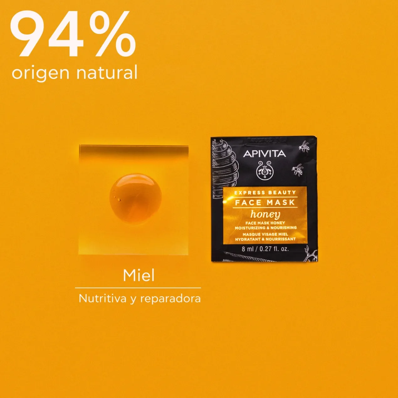 Express Beauty Máscara Facial com Mel