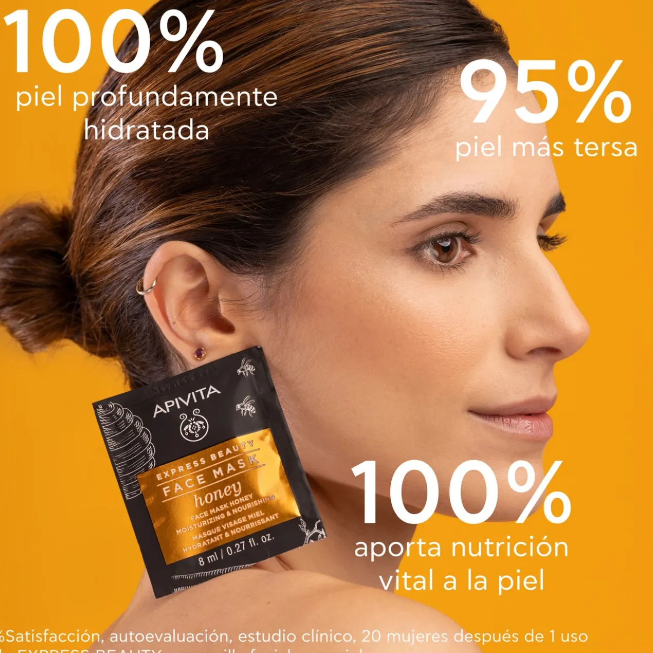 Express Beauty Máscara Facial com Mel