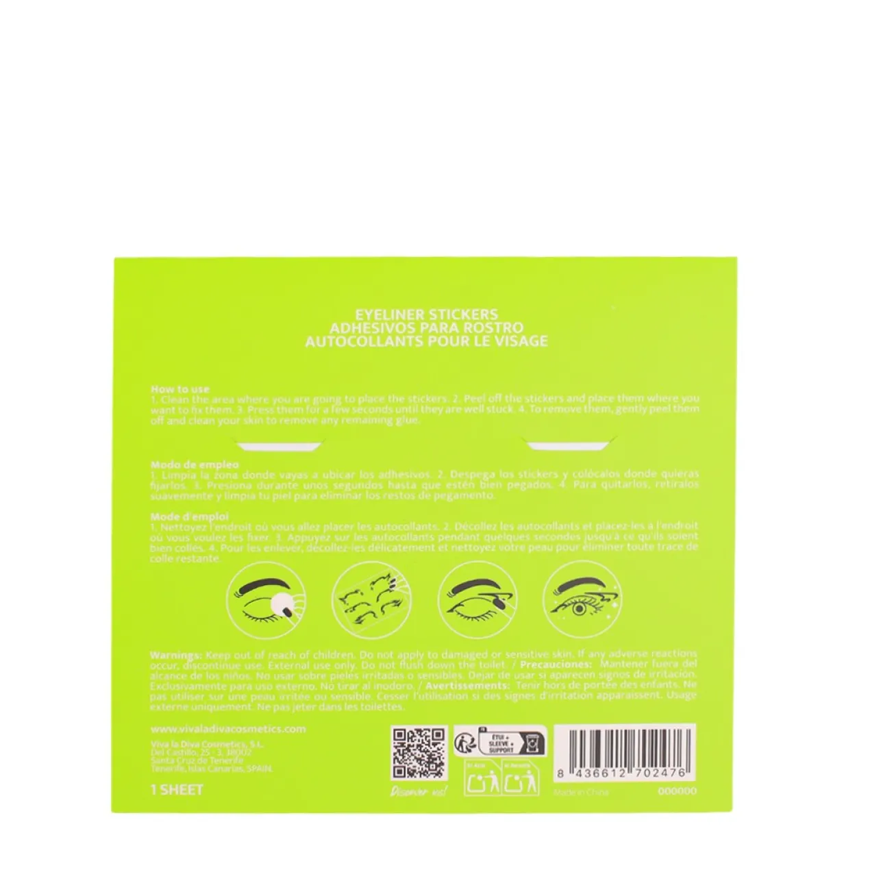 Eyeliner Stikers Hyperpop