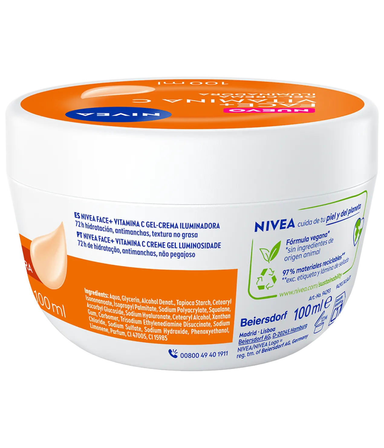 Face+ Vitamina C Gel-Creme