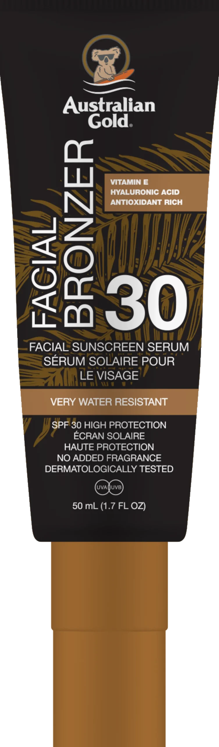 Facial Bronzer SPF 30 Sérum Facial com Proteção Solar