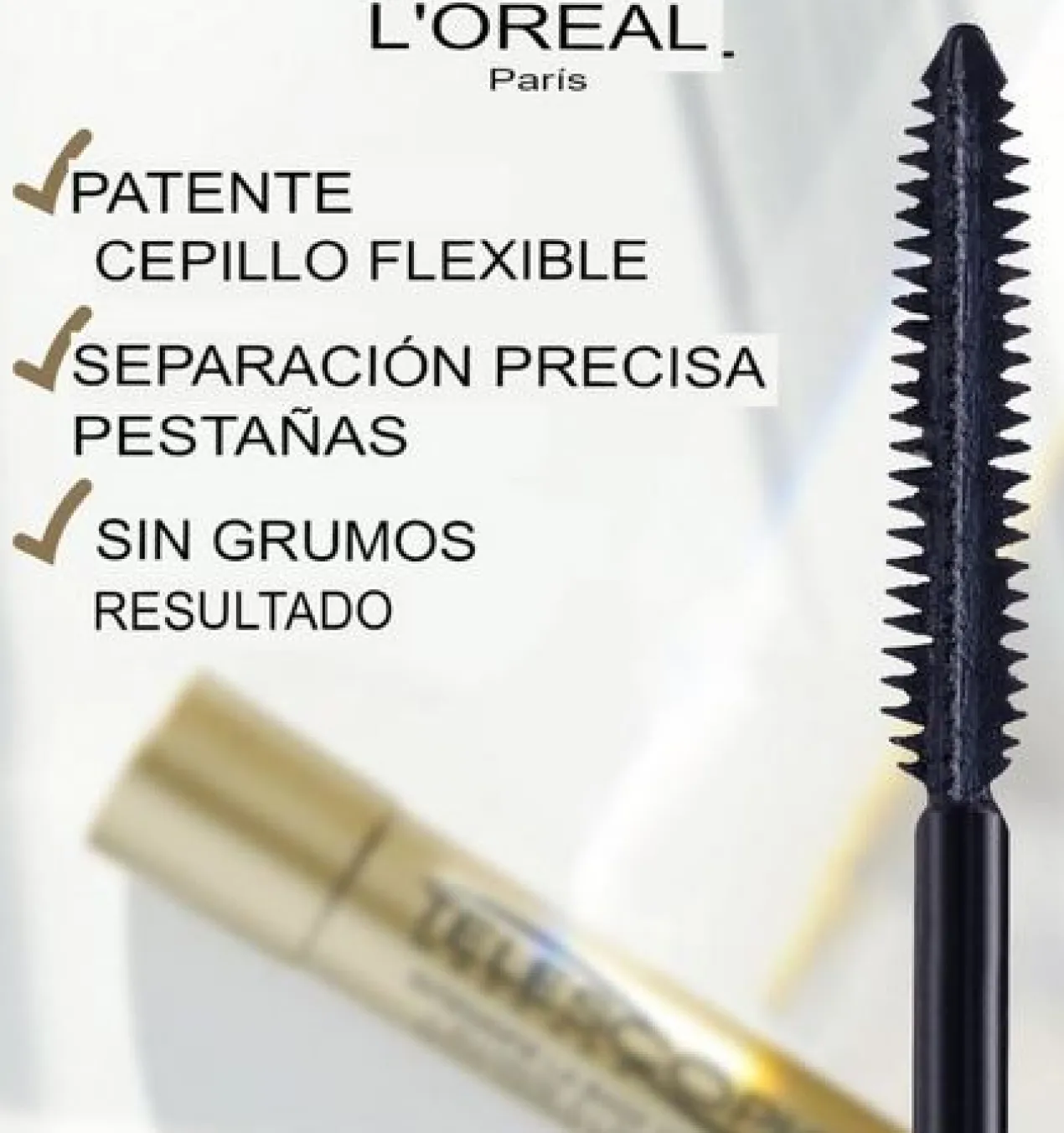 False Lash Telescopic Gold Máscara de Pestanas