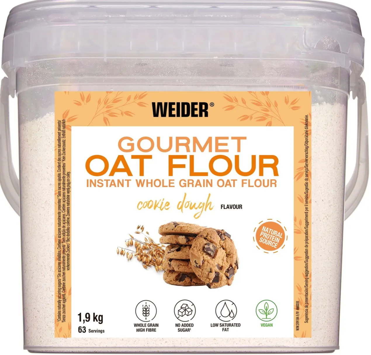 Farinha de Aveia Cookie Dough Alimento Saudável