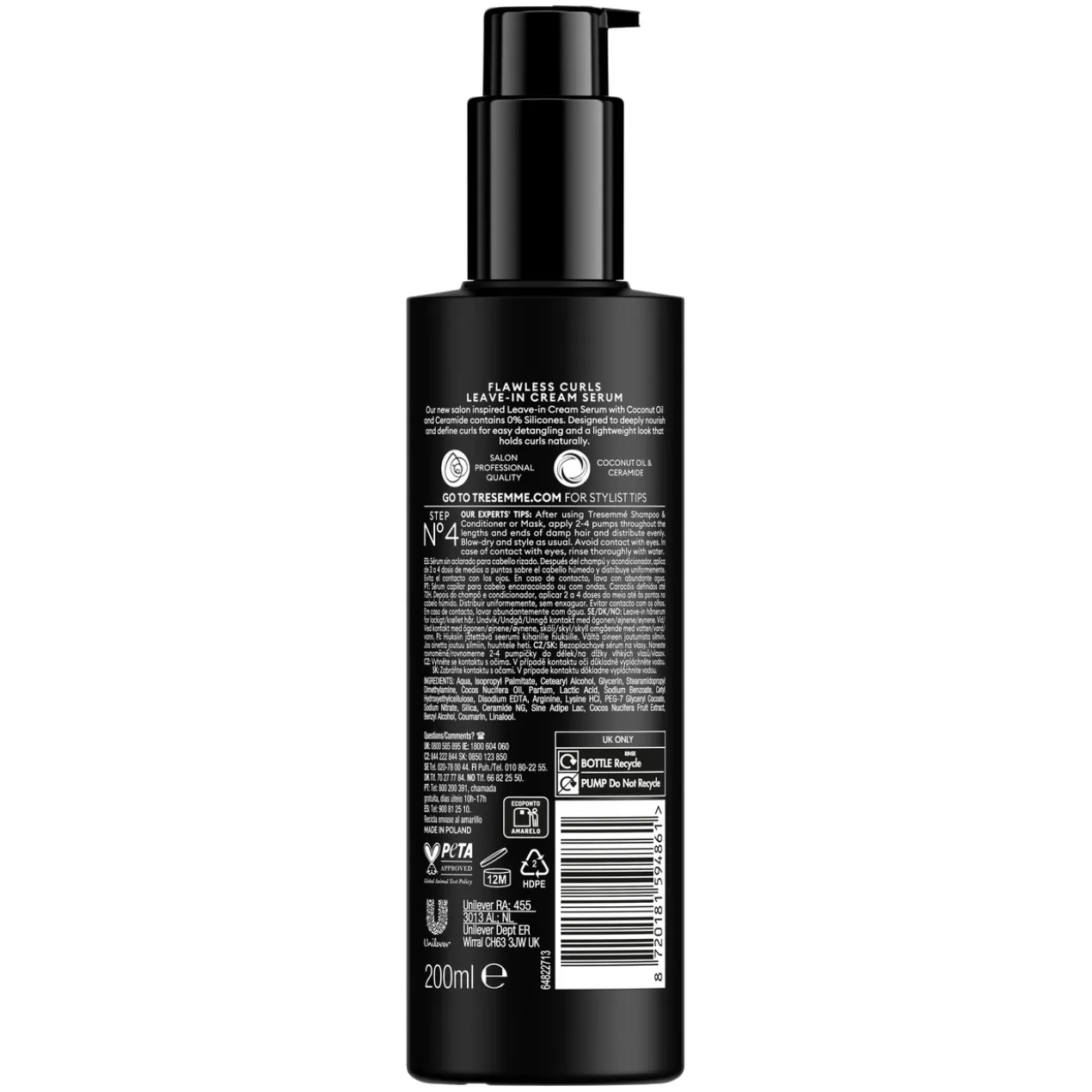 Flawless Curls Leave-in Cream Serum para Ondas & Caracóis Perfeitos