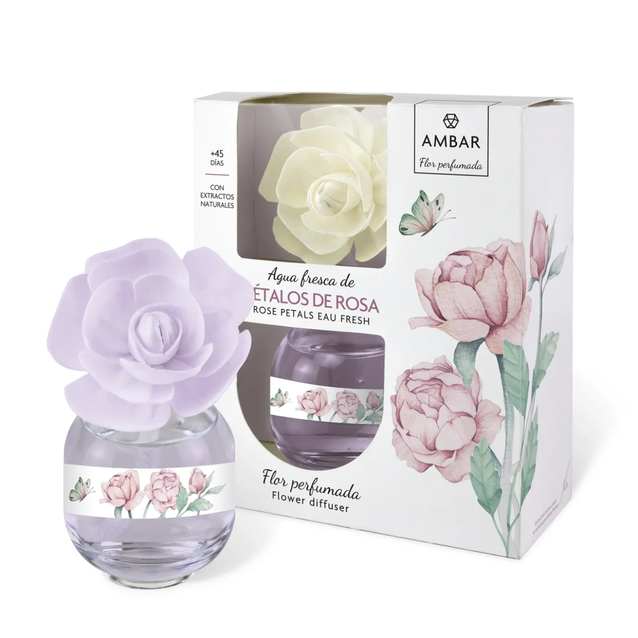 Flor Perfumada Agua Rosa Fresca