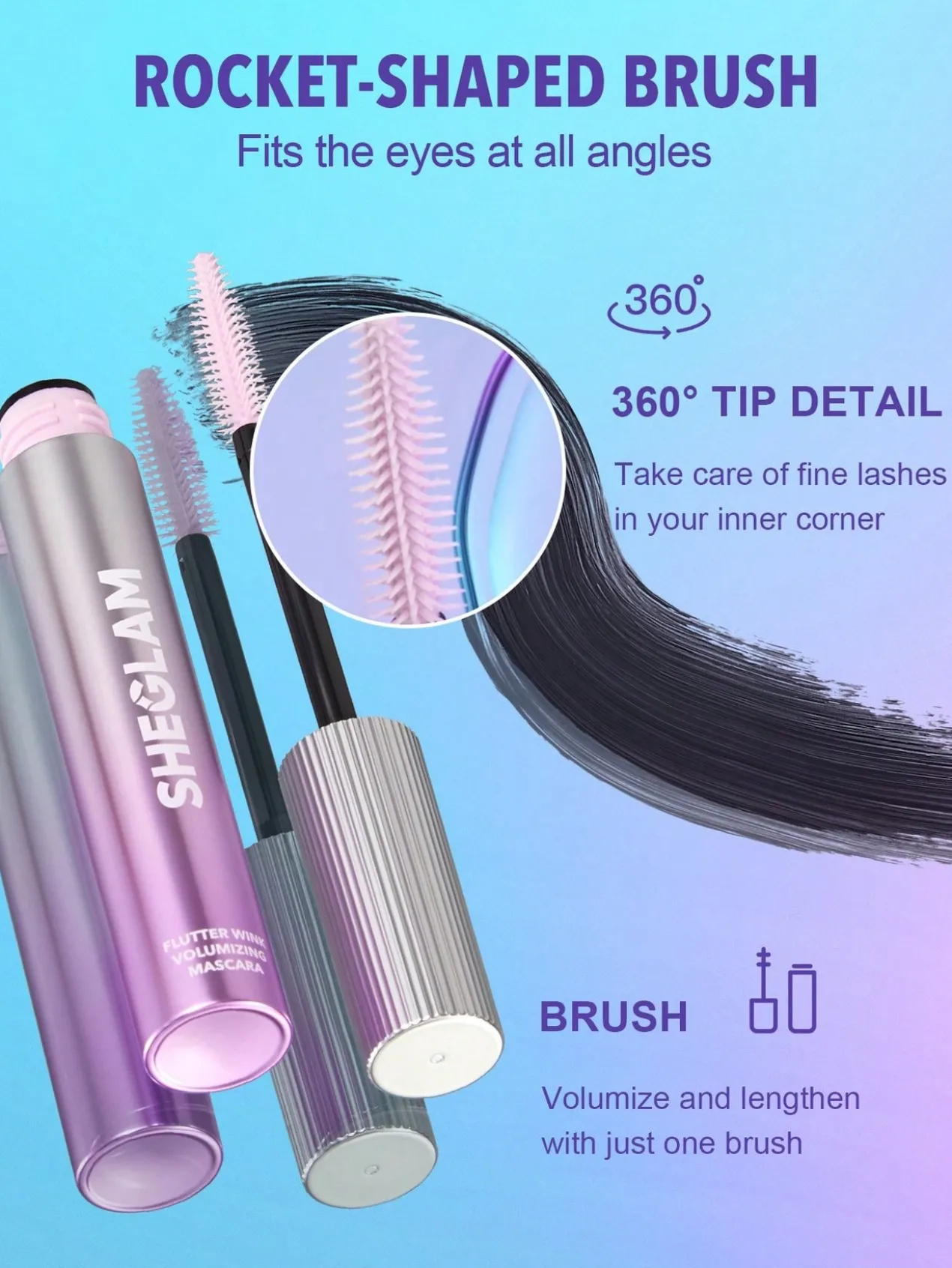 Flutter Wink Volumizing Máscara