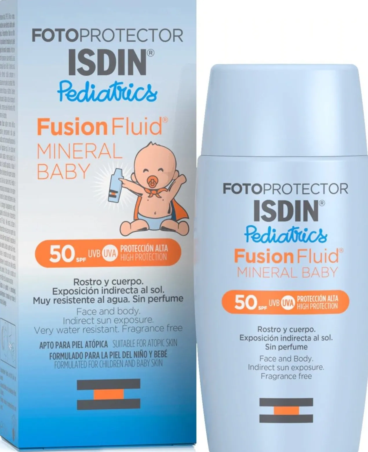 Fotoprotector Fusion Fluid Mineral Baby Pediatrics SPF 50