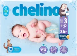 Fralda Bebé Tumbado Tamanho 3