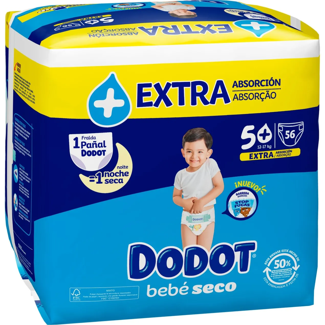 Fraldas Bebé Seco T5