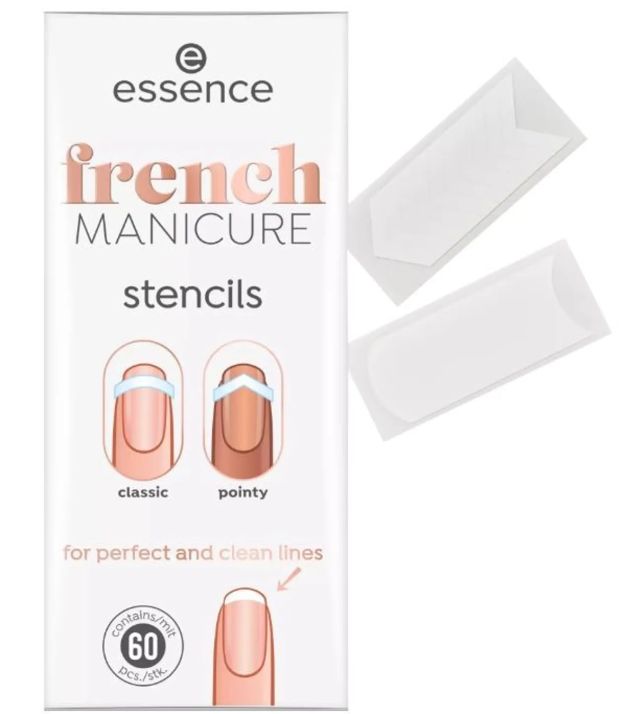 French Manicure Autocolantes