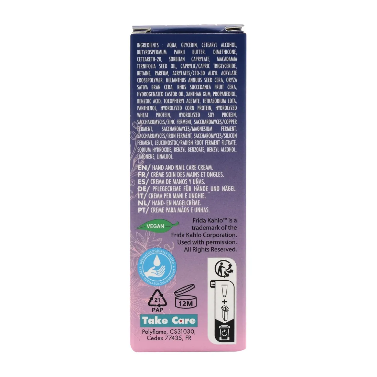 Frida Kahlo Creme de Mãos