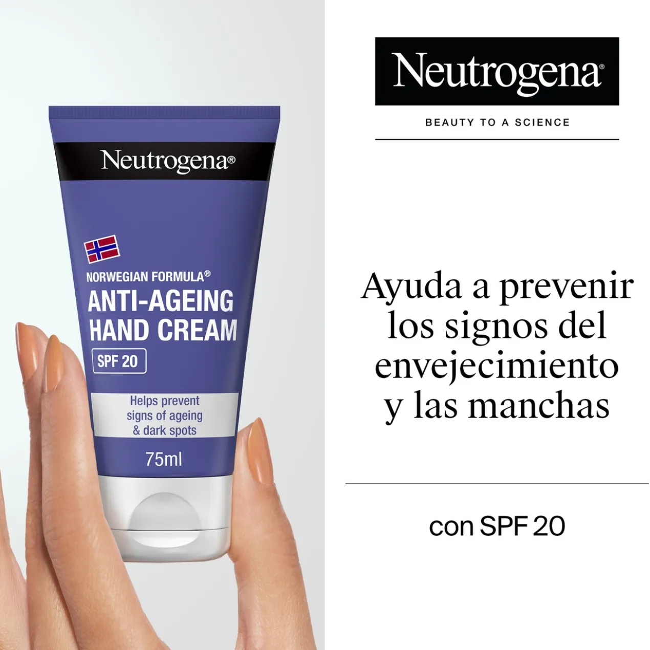 Fórmula Norueguesa Creme de Mãos Antienvelhecimento com FPS 20