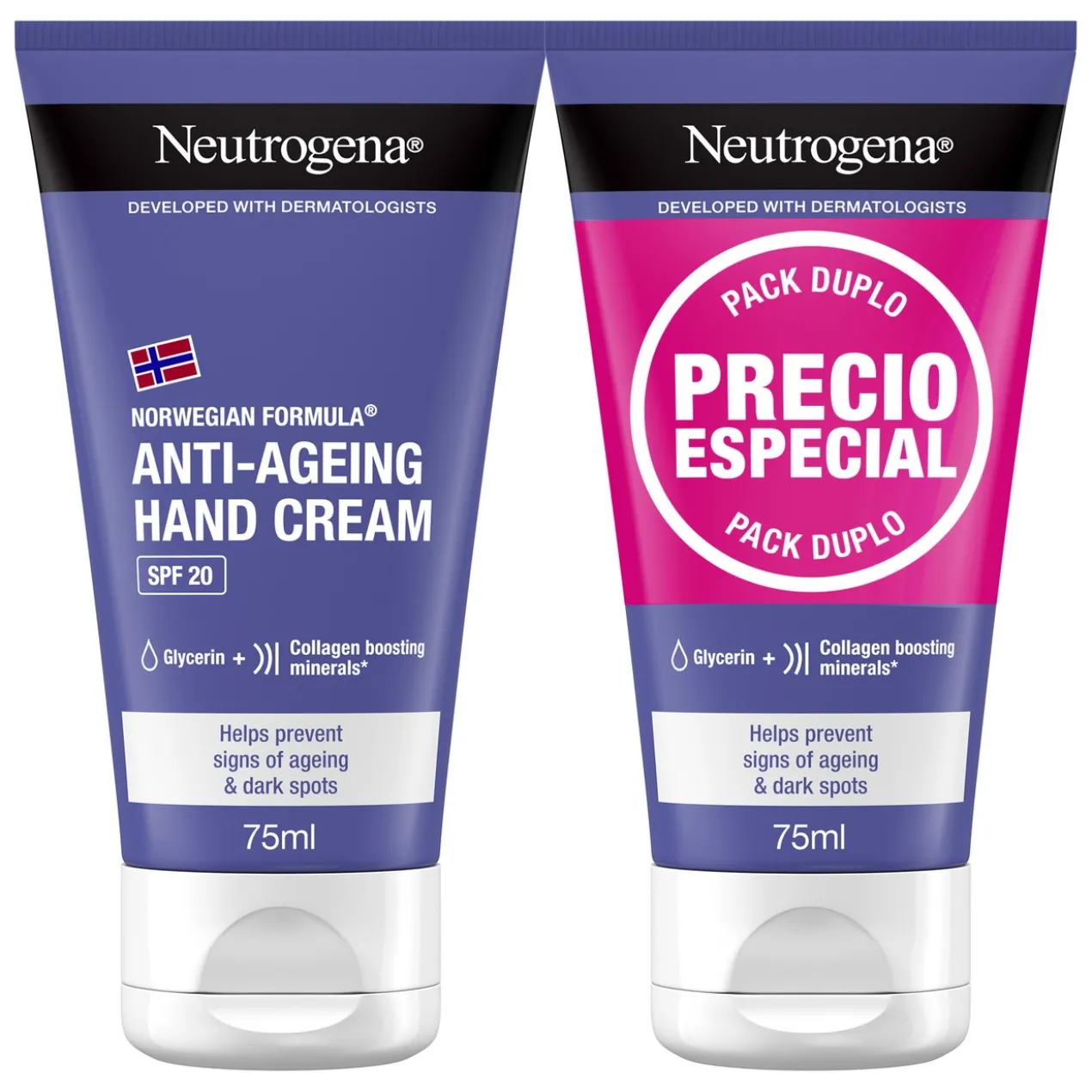 Fórmula Norueguesa Creme de Mãos Antienvelhecimento com FPS 20