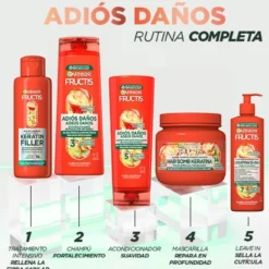 Fructis Adeus Danos Creme sem Aclarado 10 em 1 com Óleo de Marula