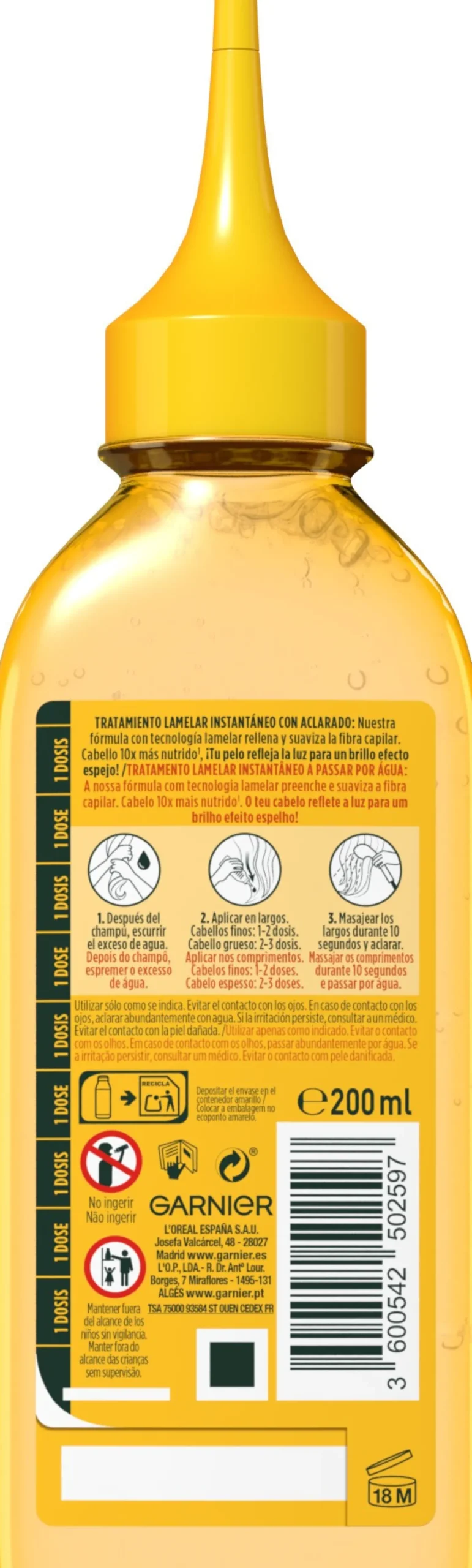 Fructis Hair Drink Tratamento Banana Ultra Nutritivo