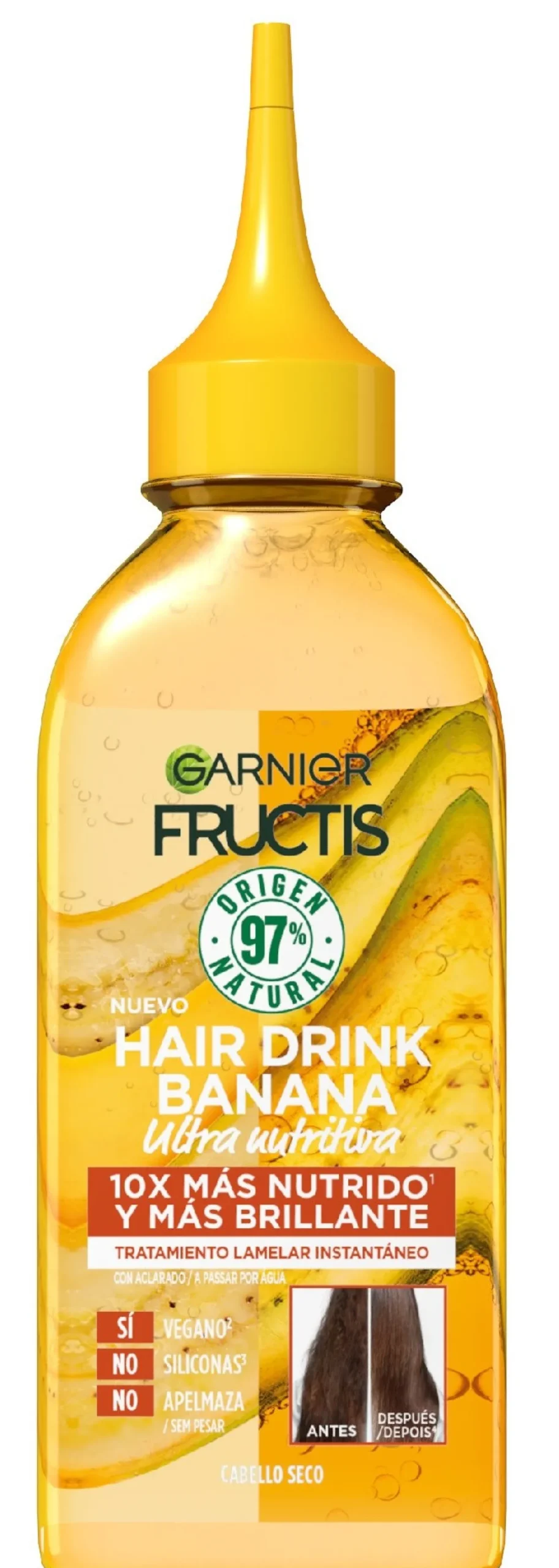 Fructis Hair Drink Tratamento Banana Ultra Nutritivo
