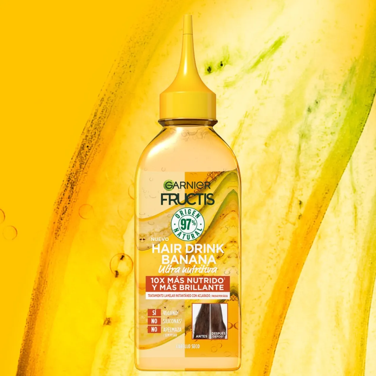 Fructis Hair Drink Tratamento Banana Ultra Nutritivo