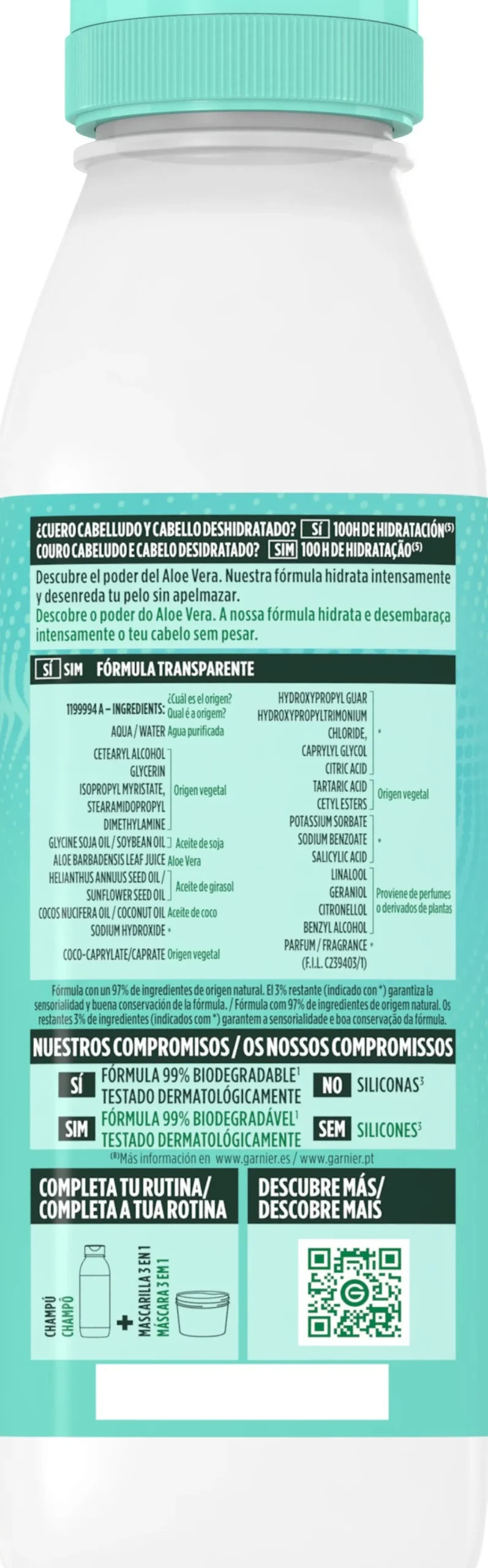 Fructis Hair Food Aloe Vera Amaciador Hidratante
