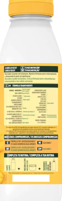 Fructis Hair Food Banana Ultra Nutritivo Amaciador