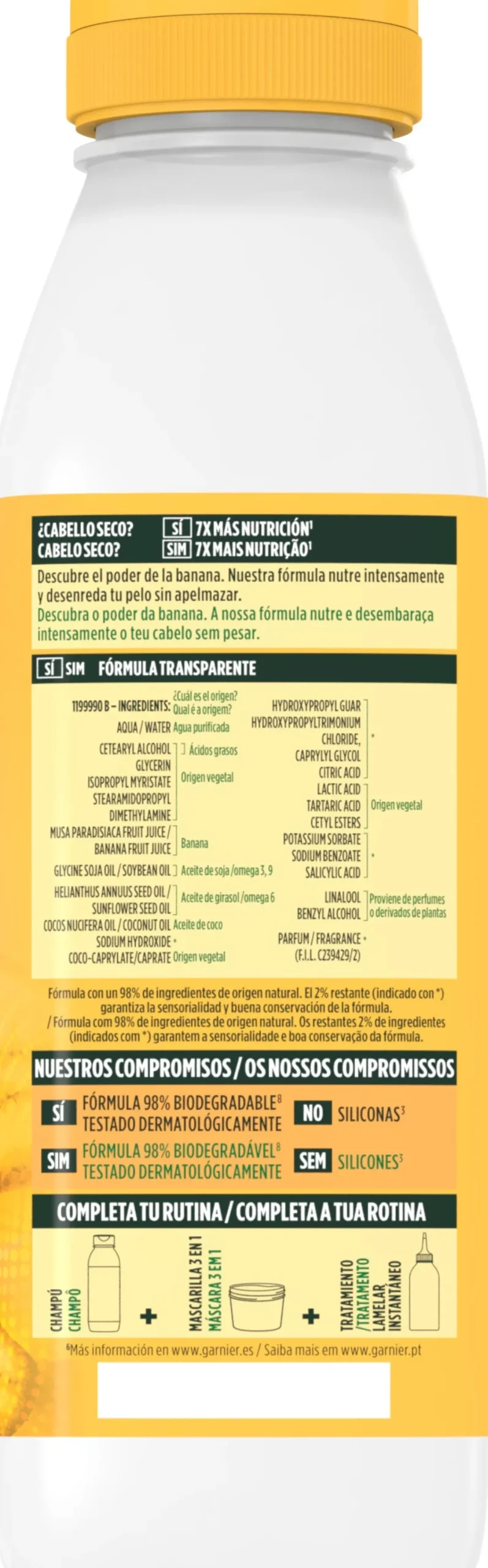 Fructis Hair Food Banana Ultra Nutritivo Amaciador