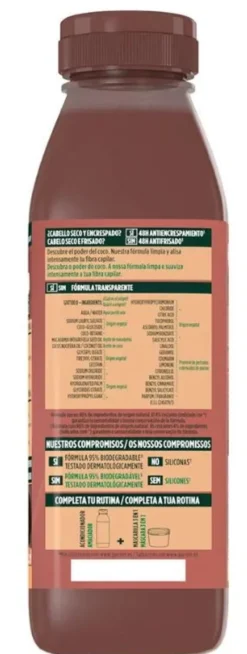 Fructis Hair Food Champô Alisador de Coco