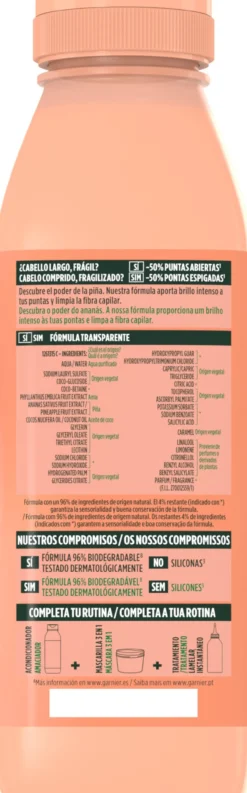 Fructis Hair Food Champô de Ananás