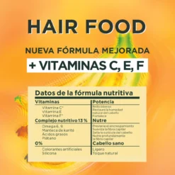 Fructis Hair Food Máscara Capilar 3 em 1 Banana