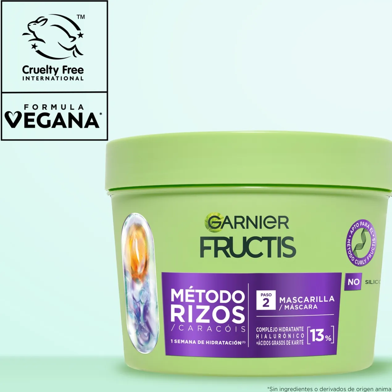 Fructis Tratamento Caracóis Máscara N.º2 para Caracóis Hidratados