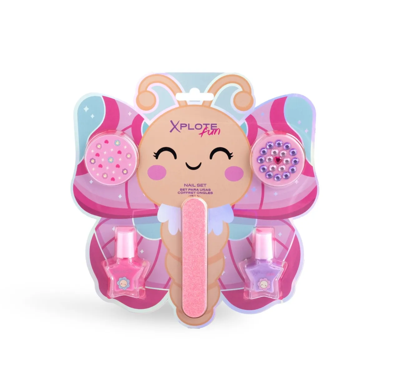 Fun Happy Butterfly Conjunto para Unhas