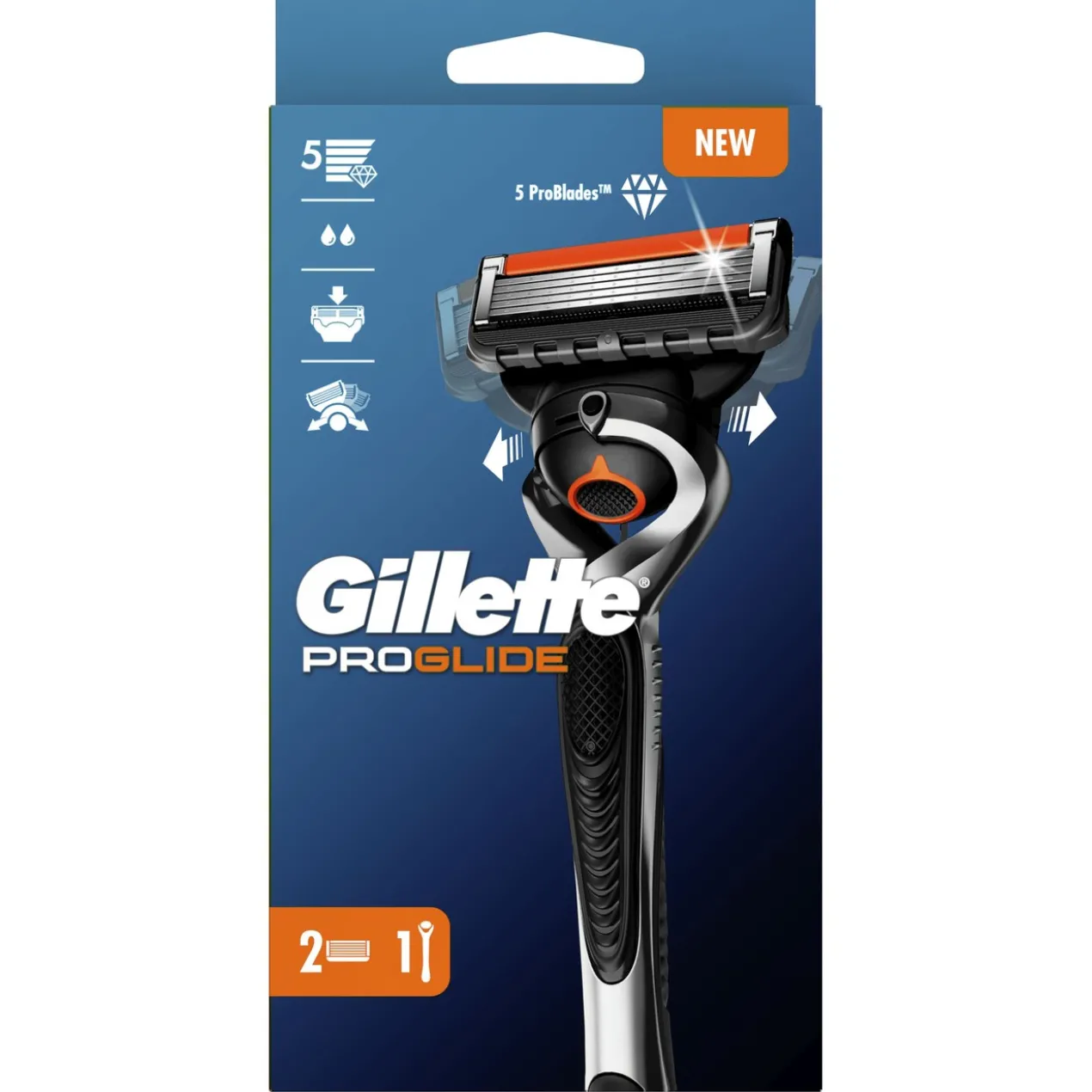 Fusion Proglide Flexball Lâmina Manual + Recarga