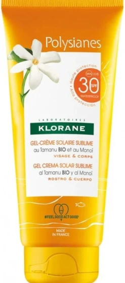 Gel-Creme Cuidado Solar Sublime com Tamanu Bio e Monoï FPS30