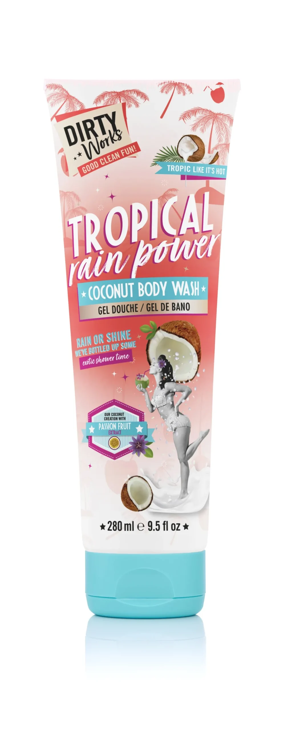 Gel de Banho Tropical Rain Power Coconut