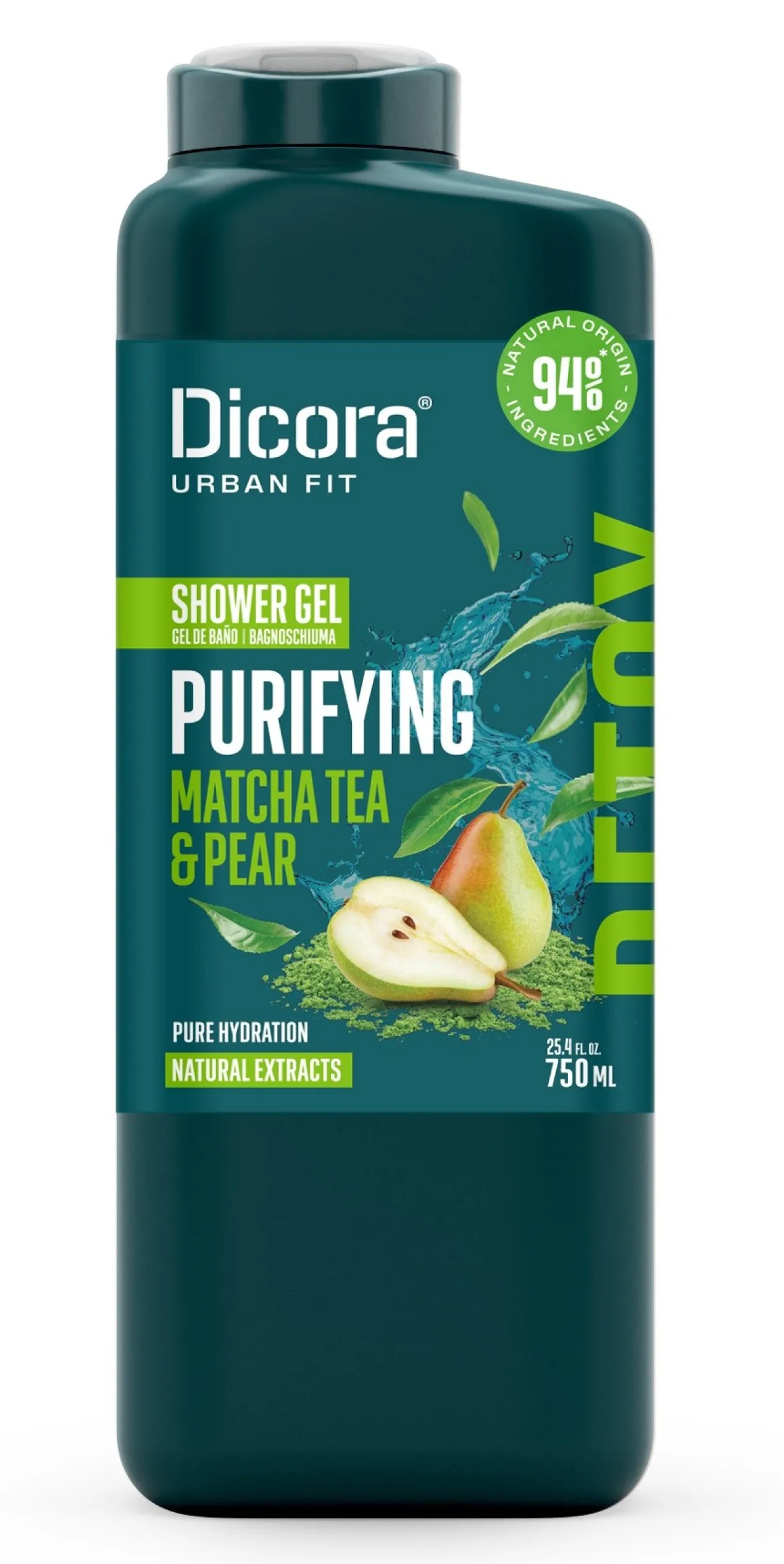 Gel de Duche Purificante Detox Chá Matcha & Pera