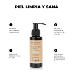 Gel de Limpeza Bio e Vegan para Rosto