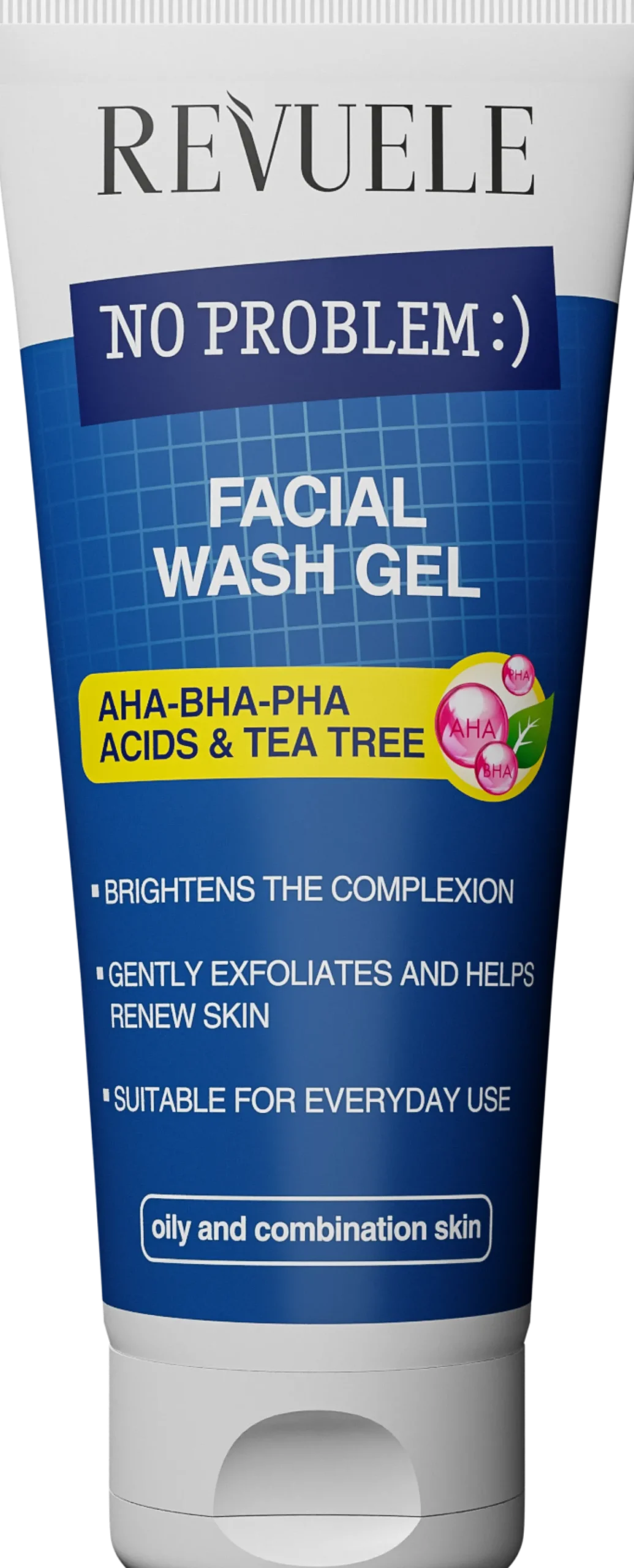 Gel de Limpeza Facial No Problem com AHA-BHA-PHA e Árvore do Chá