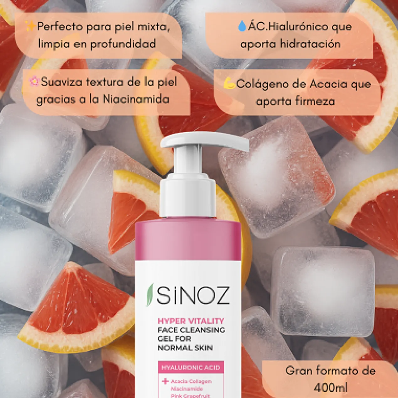 Gel de Limpeza Facial Pele Normal