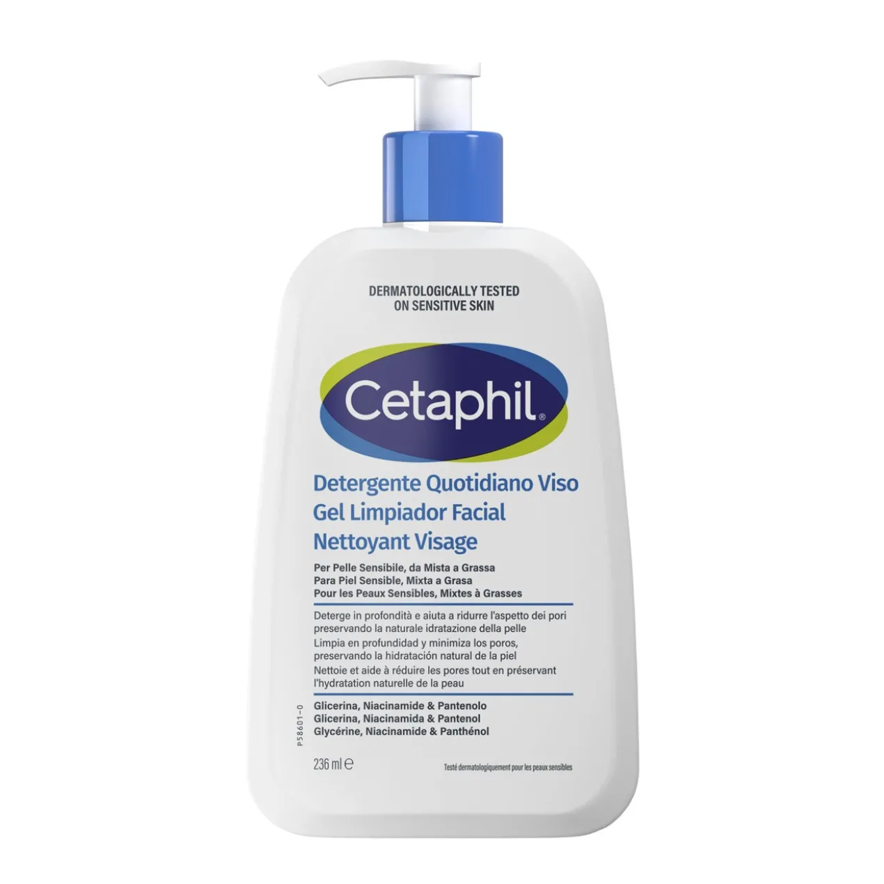 Gel de Limpeza Facial Pele Sensível, Mista a Oleosa